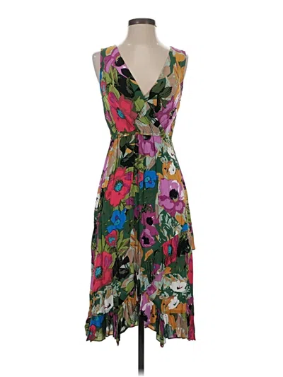 Pre-owned Plenty By Tracy Reese Cocktail Dress In Green