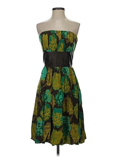 Pre-owned Plenty By Tracy Reese Cocktail Dress In Green