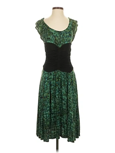 Pre-owned Plenty By Tracy Reese Cocktail Dress In Green