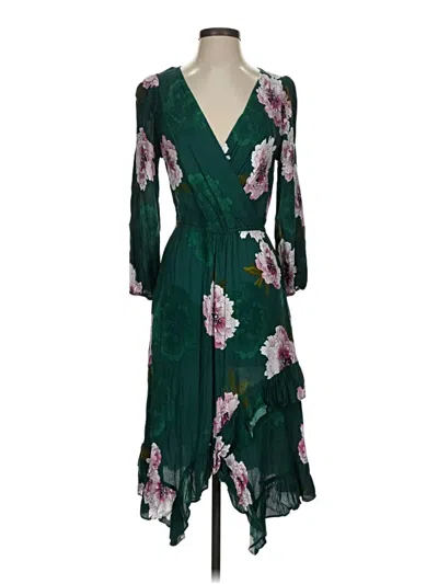 Pre-owned Plenty By Tracy Reese Cocktail Dress In Green