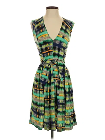 Pre-owned Plenty By Tracy Reese Cocktail Dress In Green