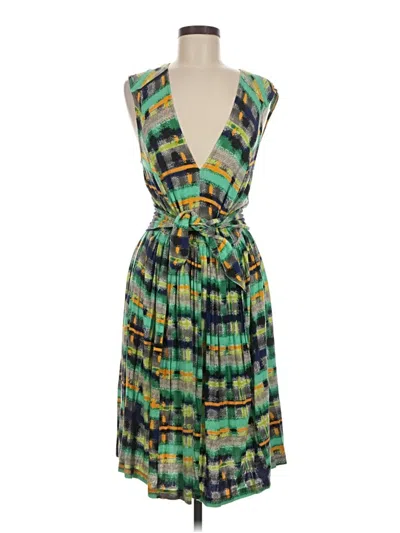 Pre-owned Plenty By Tracy Reese Cocktail Dress In Green
