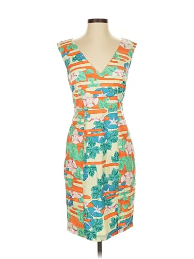 Pre-owned Plenty By Tracy Reese Cocktail Dress In Orange