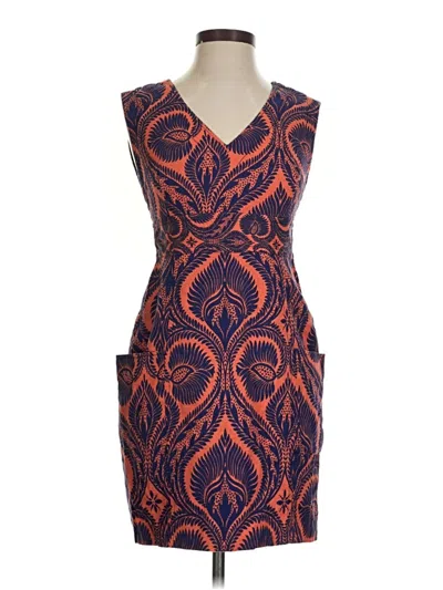Pre-owned Plenty By Tracy Reese Cocktail Dress In Orange