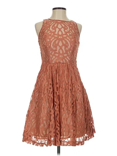 Pre-owned Plenty By Tracy Reese Cocktail Dress In Orange