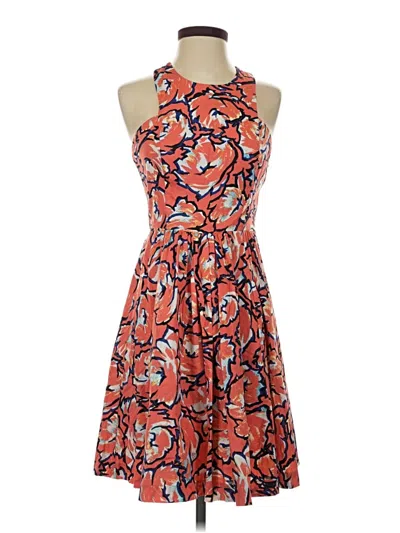 Pre-owned Plenty By Tracy Reese Cocktail Dress In Orange