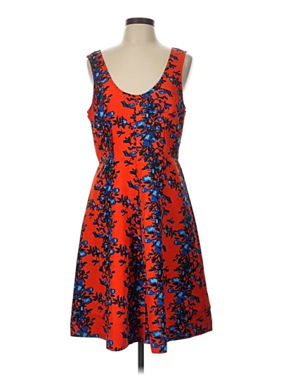 Pre-owned Plenty By Tracy Reese Cocktail Dress In Orange