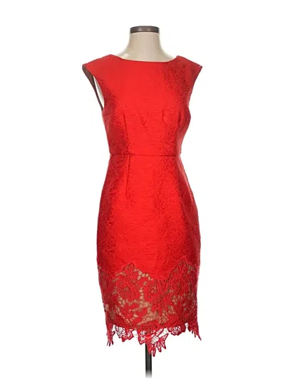 Pre-owned Plenty By Tracy Reese Cocktail Dress In Red