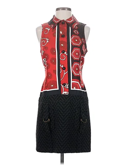 Pre-owned Plenty By Tracy Reese Cocktail Dress In Red