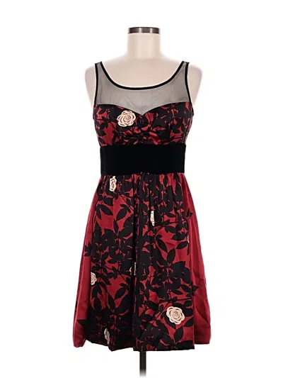Pre-owned Plenty By Tracy Reese Cocktail Dress In Red