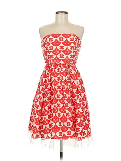 Pre-owned Plenty By Tracy Reese Cocktail Dress In Red