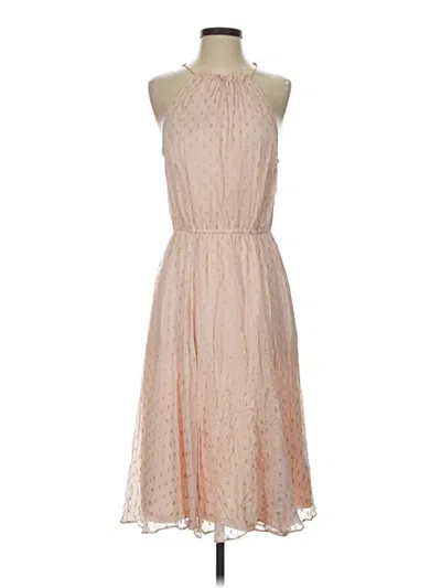 Pre-owned Plenty By Tracy Reese Cocktail Dress In Tan