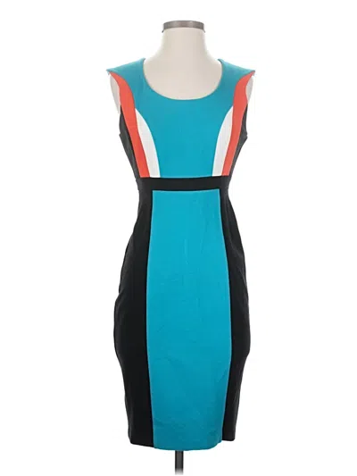 Pre-owned Plenty By Tracy Reese Cocktail Dress In Teal