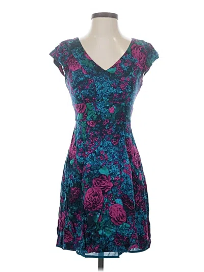 Pre-owned Plenty By Tracy Reese Cocktail Dress In Teal