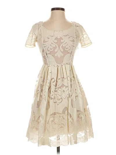 Pre-owned Plenty By Tracy Reese Cocktail Dress In White