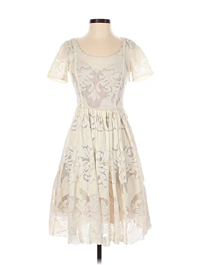 Pre-owned Plenty By Tracy Reese Cocktail Dress In White