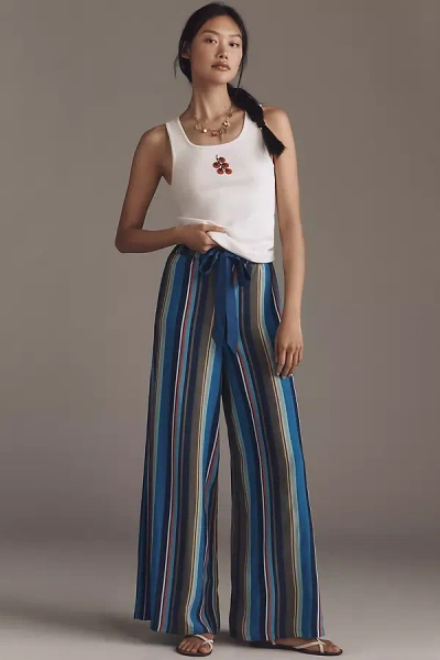 Plenty By Tracy Reese Easy Palazzo Pants In Blue