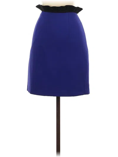 Pre-owned Plenty By Tracy Reese Formal Skirt In Blue