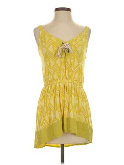 Pre-owned Plenty By Tracy Reese Sleeveless Blouse In Yellow