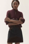 Plenty By Tracy Reese Two-tone Corduroy Mini Skirt In Multicolor