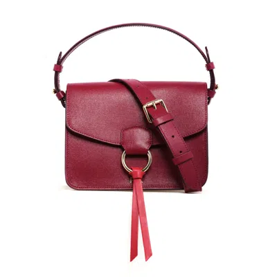 Plik X Haya Women's Salma Saddle Crossbody Bag Cabernet Sauvignon In Multi