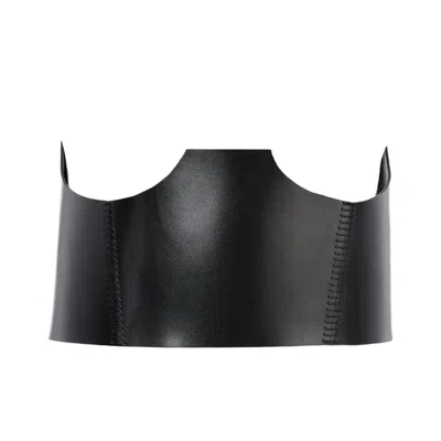 Plik X Haya Women's Under Bust Wide Black Corset Belt Frida