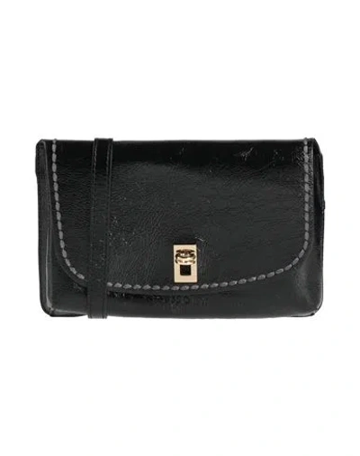 Plinio Visona' Woman Cross-body Bag Black Size - Leather