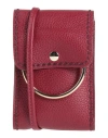 Plinio Visona' Woman Cross-body Bag Burgundy Size - Leather In Red