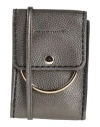 Plinio Visona' Woman Cross-body Bag Lead Size - Leather In Grey