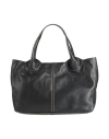 Plinio Visona' Woman Handbag Black Size - Leather In Black