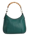 Plinio Visona' Woman Handbag Dark Green Size - Leather