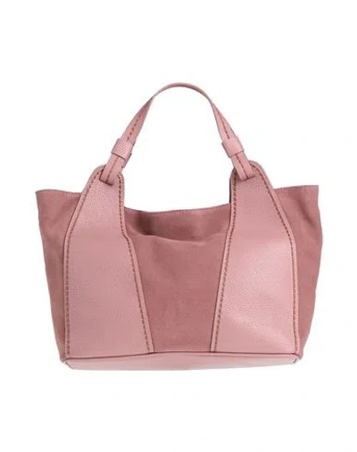 Plinio Visona' Woman Handbag Mauve Size - Leather In Purple