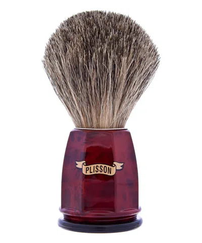 Plisson 1808 Plisson 1808 Russian Grey Red Faceted Brush Uni