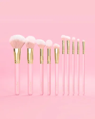 P.louise P. Louise 10 Piece Full Face Brush Set In Pink