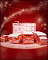 P.louise P. Louise Advent Calendar Duo In Red