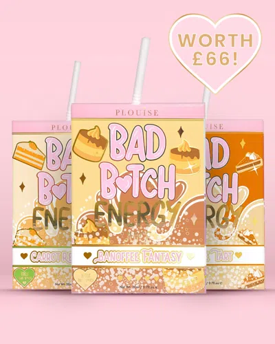 P.louise P. Louise Bad Bitch Energy Lip Trio In Transparent