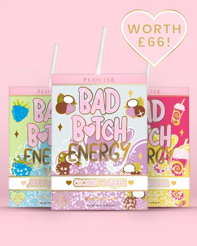 P.louise P. Louise Bad Bitch Energy Lip Trio In Transparent