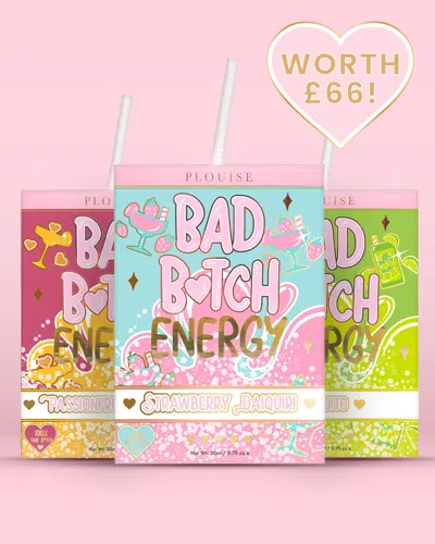 P.louise P. Louise Bad Bitch Energy Lip Trio In Transparent