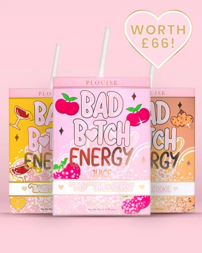 P.louise P. Louise Bad Bitch Energy Lip Trio In Transparent