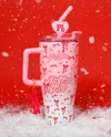 P.louise P. Louise Christmas Frost Cup In Red