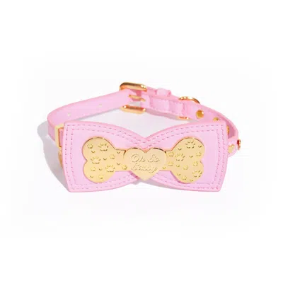 P.louise P. Louise Dog Collar In Pink