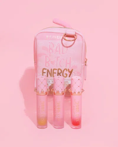 P.louise P. Louise Gloss Boss Stay Shining Lip Oil Trio & Bag