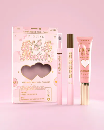 P.louise P. Louise It's A Match Trio Brow Set In Brown