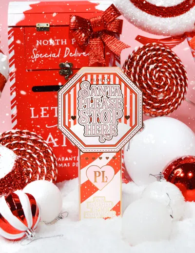 P.louise P. Louise Santa Please Stop Here Mini Brushes