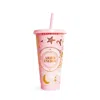 P.louise P. Louise Sippin With The Signs Horoscope Cup - 710ml In Pink