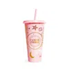 P.louise P. Louise Sippin With The Signs Horoscope Cup - 710ml In Pink