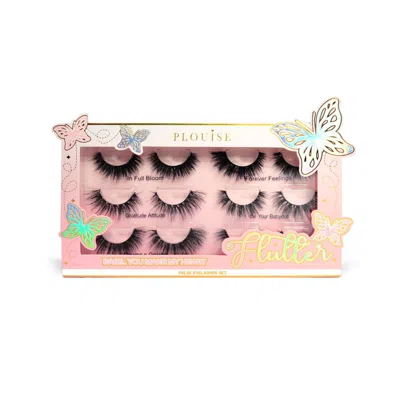 P.louise P. Louise You Make My Heart Flutter Lash Set In Black