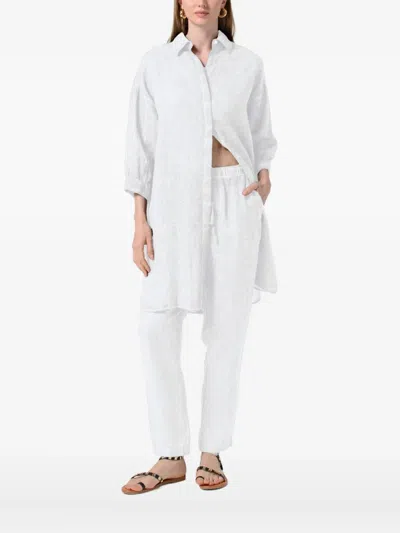Ploumanac'h Collared Shirt In White