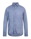 Ploumanac'h Man Shirt Light Blue Size 17 Cotton