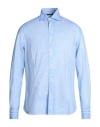 Ploumanac'h Man Shirt Sky Blue Size 16 Cotton